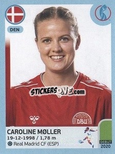 Sticker Caroline Møller - UEFA Women's Euro England 2022 n. 151 - Panini