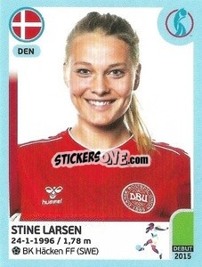 Cromo Stine Larsen - UEFA Women's Euro England 2022 - Panini