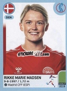 Figurina Rikke Marie Madsen - UEFA Women's Euro England 2022 - Panini
