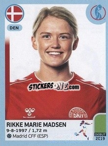 Cromo Rikke Marie Madsen - UEFA Women's Euro England 2022 n. 153 - Panini