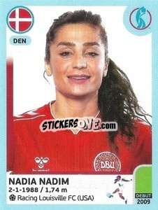 Cromo Nadia Nadim - UEFA Women's Euro England 2022 - Panini