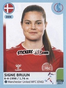 Figurina Signe Bruun - UEFA Women's Euro England 2022 - Panini