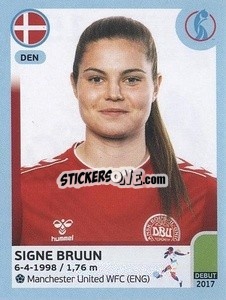 Sticker Signe Bruun - UEFA Women's Euro England 2022 n. 155 - Panini