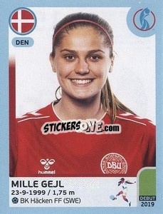 Figurina Mille Gejl - UEFA Women's Euro England 2022 n. 156 - Panini