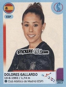 Cromo Dolores Gallardo