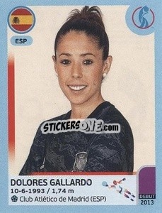 Sticker Dolores Gallardo - UEFA Women's Euro England 2022 n. 159 - Panini