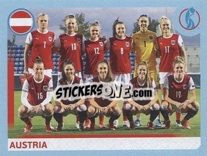 Sticker Austria Team - UEFA Women's Euro England 2022 n. 16 - Panini