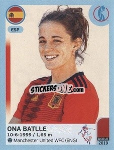 Sticker Ona Batlle - UEFA Women's Euro England 2022 n. 160 - Panini