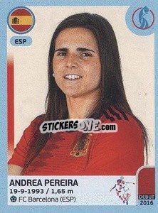 Figurina Andrea Pereira - UEFA Women's Euro England 2022 - Panini