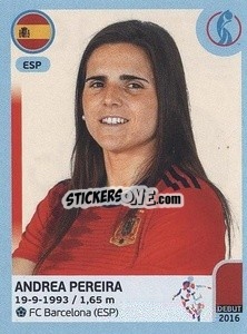 Sticker Andrea Pereira - UEFA Women's Euro England 2022 n. 161 - Panini