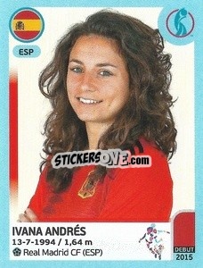 Sticker Ivana Andrés - UEFA Women's Euro England 2022 n. 162 - Panini
