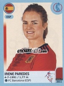 Sticker Irene Paredes - UEFA Women's Euro England 2022 n. 163 - Panini