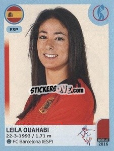 Sticker Leila Ouahabi - UEFA Women's Euro England 2022 n. 165 - Panini