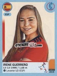 Cromo Irene Guerrero
