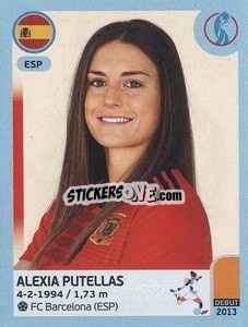 Sticker Alexia Putellas - UEFA Women's Euro England 2022 n. 171 - Panini