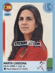 Figurina Marta Cardona - UEFA Women's Euro England 2022 - Panini