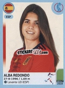 Sticker Alba Redondo - UEFA Women's Euro England 2022 - Panini