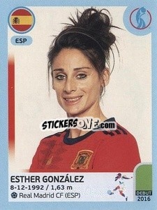 Cromo Esther González