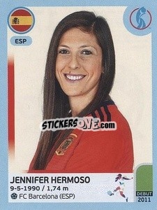 Sticker Jennifer Hermoso - UEFA Women's Euro England 2022 n. 176 - Panini