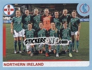 Sticker Northern Ireland Team - UEFA Women's Euro England 2022 n. 18 - Panini