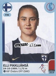 Sticker Elli Pikkujämsä - UEFA Women's Euro England 2022 n. 181 - Panini