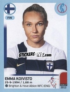 Cromo Emma Koivisto - UEFA Women's Euro England 2022 - Panini