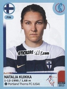 Sticker Natalia Kuikka - UEFA Women's Euro England 2022 - Panini