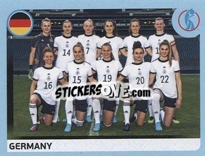 Sticker Germany Team - UEFA Women's Euro England 2022 n. 19 - Panini