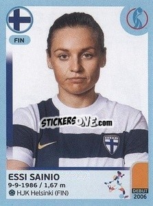 Sticker Essi Sainio - UEFA Women's Euro England 2022 n. 190 - Panini