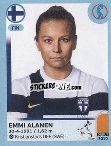 Sticker Emmi Alanen - UEFA Women's Euro England 2022 n. 192 - Panini
