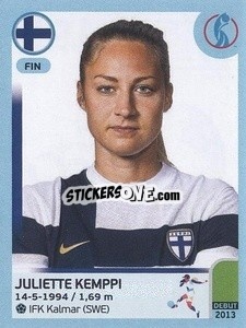 Figurina Juliette Kemppi - UEFA Women's Euro England 2022 - Panini