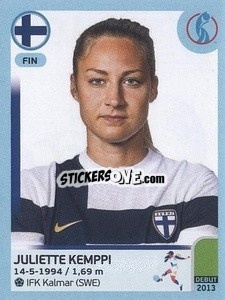 Sticker Juliette Kemppi - UEFA Women's Euro England 2022 n. 195 - Panini