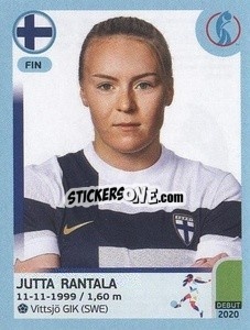 Sticker Jutta Rantala - UEFA Women's Euro England 2022 n. 196 - Panini