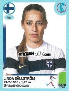 Sticker Linda Sällström - UEFA Women's Euro England 2022 n. 198 - Panini