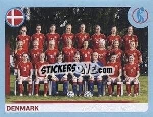 Sticker Denmark Team - UEFA Women's Euro England 2022 n. 20 - Panini
