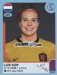 Cromo Lize Kop - UEFA Women's Euro England 2022 n. 201 - Panini