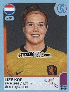 Cromo Lize Kop - UEFA Women's Euro England 2022 - Panini