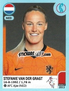 Sticker Stefanie Van Der Gragt - UEFA Women's Euro England 2022 - Panini