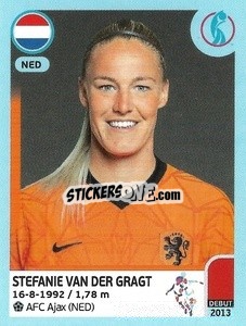 Cromo Stefanie Van Der Gragt - UEFA Women's Euro England 2022 n. 203 - Panini