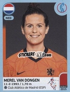 Figurina Merel van Dongen - UEFA Women's Euro England 2022 - Panini