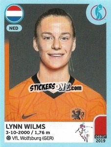 Sticker Lynn Wilms - UEFA Women's Euro England 2022 - Panini