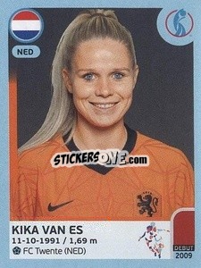 Sticker Kika Van Es - UEFA Women's Euro England 2022 - Panini