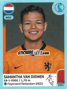 Sticker Samantha Van Diemen - UEFA Women's Euro England 2022 - Panini