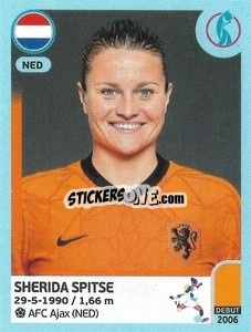 Cromo Sherida Spitse - UEFA Women's Euro England 2022 - Panini