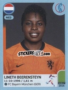 Sticker Lineth Beerensteyn - UEFA Women's Euro England 2022 - Panini
