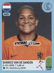 Sticker Shanice Van de Sanden - UEFA Women's Euro England 2022 - Panini