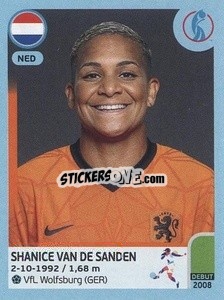 Cromo Shanice Van de Sanden - UEFA Women's Euro England 2022 - Panini