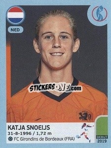 Figurina Katja Snoeijs - UEFA Women's Euro England 2022 n. 218 - Panini