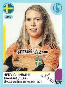 Sticker Hedvig Lindahl - UEFA Women's Euro England 2022 n. 222 - Panini