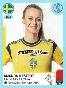 Figurina Amanda Ilestedt - UEFA Women's Euro England 2022 - Panini